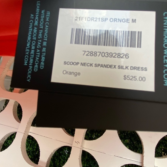 C Cynthia Rowley Isla Scoop‎ Neck Silk Dress - Picture 11 of 12